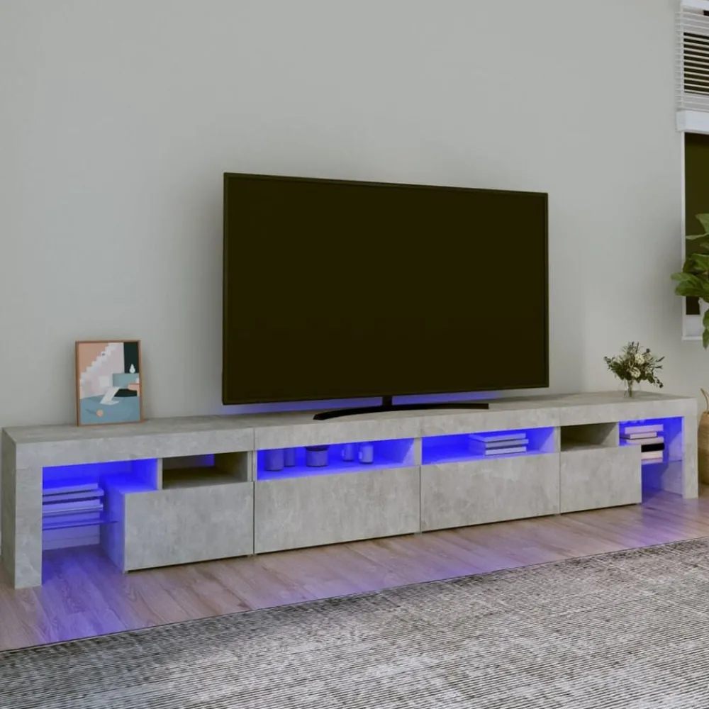Tv-meubel met LED-verlichting 260x36,5x40 cm>vidaXL Discount
