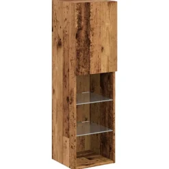 Tv-meubel met LED-verlichting 30,5x30x102 cm kleurig><noscript><img width=