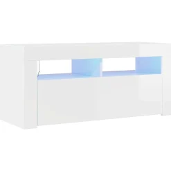 Tv-meubel met LED-verlichting 90x35x40 cm>vidaXL Outlet