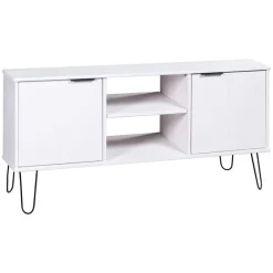 Tv-Meubels*vidaXL Tv-meubel New York massief grenenhout Wit