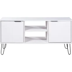 Tv-Meubels*vidaXL Tv-meubel New York massief grenenhout Wit