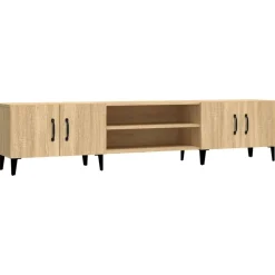Tv-Meubels*vidaXL Tv-meubel 180x31,5x40 cm bewerkt hout Sonoma eiken