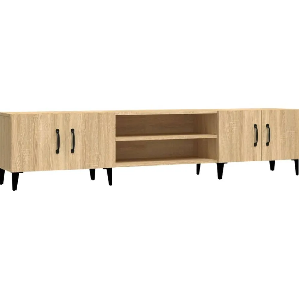 Tv-Meubels*vidaXL Tv-meubel 180x31,5x40 cm bewerkt hout Sonoma eiken