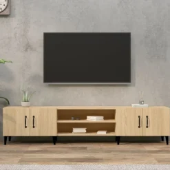 Tv-Meubels*vidaXL Tv-meubel 180x31,5x40 cm bewerkt hout Sonoma eiken