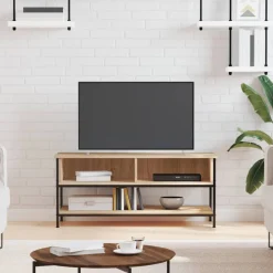 Tv-Meubels*vidaXL Tv-meubel 100x35x45 cm bewerkt hout Sonoma eiken