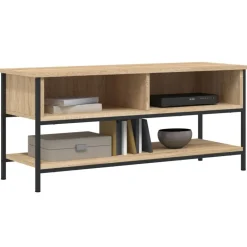 Tv-Meubels*vidaXL Tv-meubel 100x35x45 cm bewerkt hout Sonoma eiken