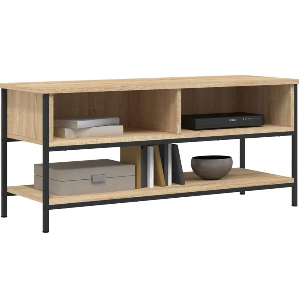 Tv-Meubels*vidaXL Tv-meubel 100x35x45 cm bewerkt hout Sonoma eiken