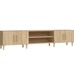 Tv-Meubels*vidaXL Tv-meubel 180x31,5x40 cm bewerkt hout Sonoma eiken