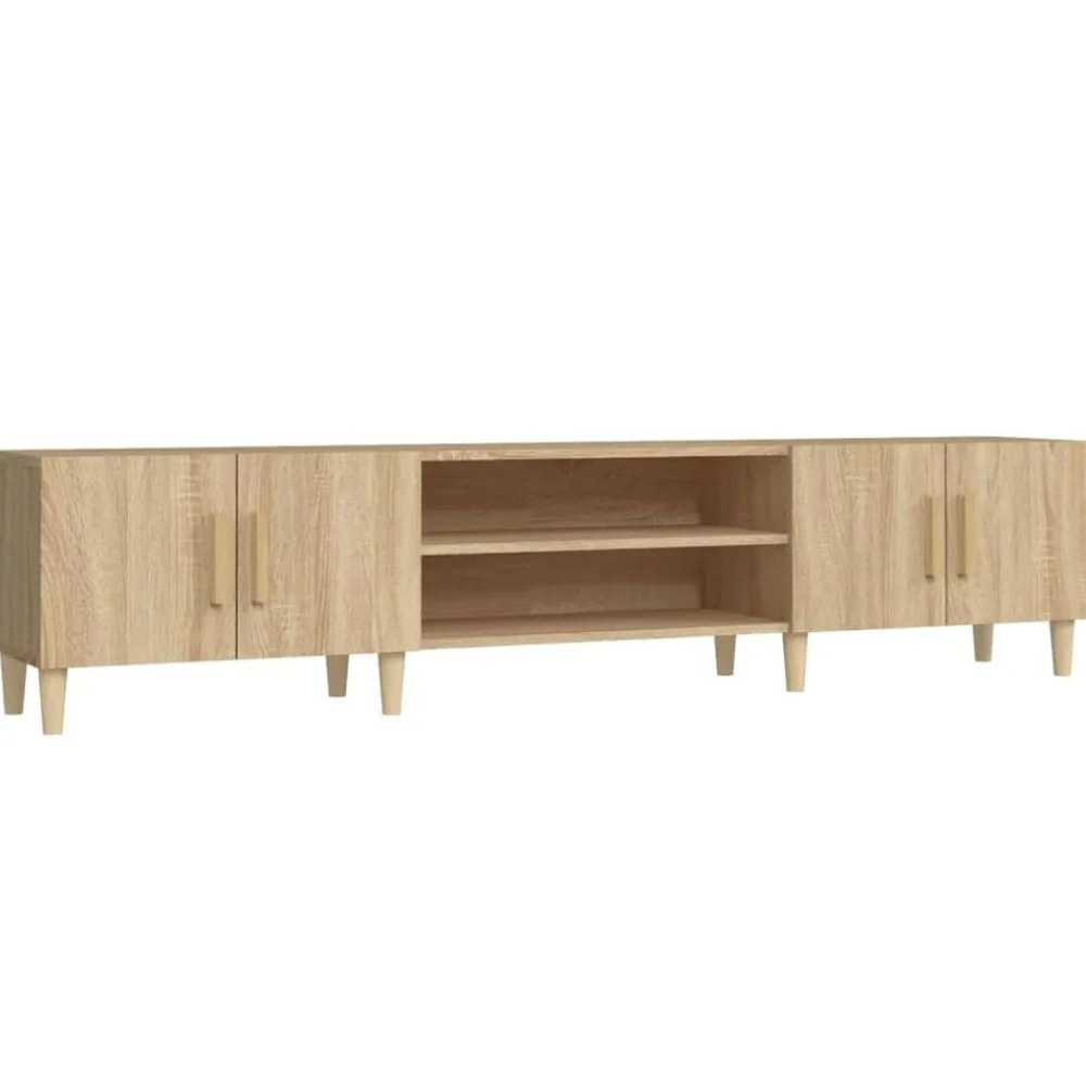 Tv-Meubels*vidaXL Tv-meubel 180x31,5x40 cm bewerkt hout Sonoma eiken