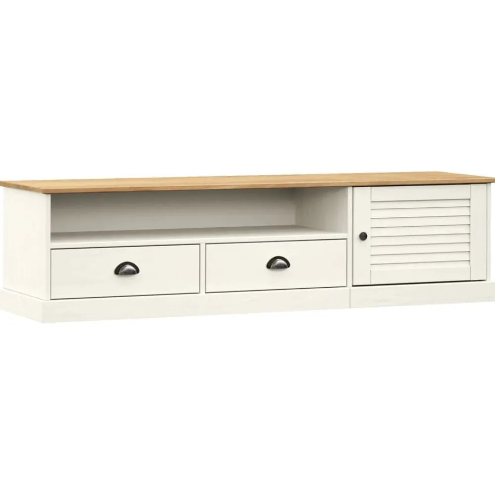 Tv-meubel VIGO 156x40x40 cm massief grenenhout>vidaXL Outlet