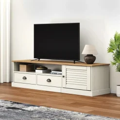 Tv-meubel VIGO 156x40x40 cm massief grenenhout>vidaXL Outlet