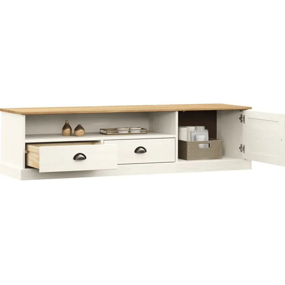 Tv-meubel VIGO 156x40x40 cm massief grenenhout>vidaXL Outlet
