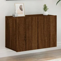 Tv-Meubels*vidaXL Tv-meubel wandgemonteerd 60x30x41 cm bruin eikenkleur