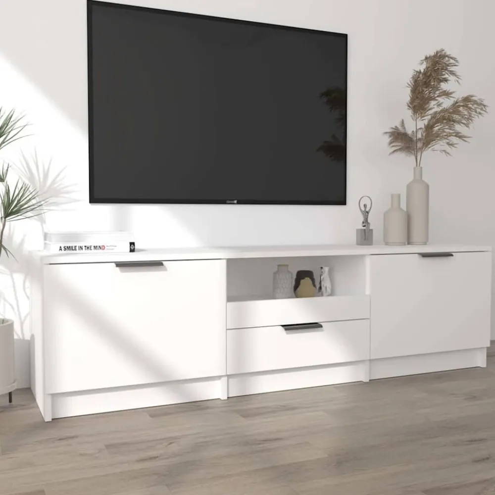 Tv-meubel 140x35x40 cm bewerkt hout>vidaXL