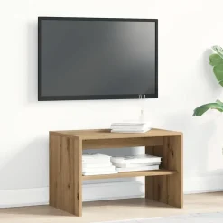Tv-Meubels*vidaXL Tv-meubel 60x40x40 cm bewerkt hout artisanaal eikenkleur artisanaal eikenkleurig