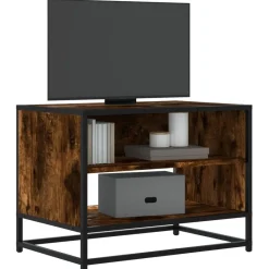 Tv-meubel 61x40x46 cm bewerkt hout metaal kleurig>vidaXL Online