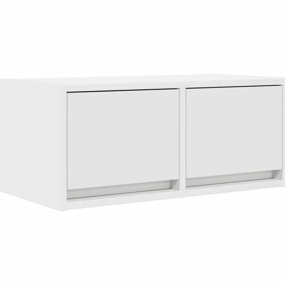 Tv-Meubels*vidaXL Tv-meubel 60x31x25,5 cm bewerkt hout Wit