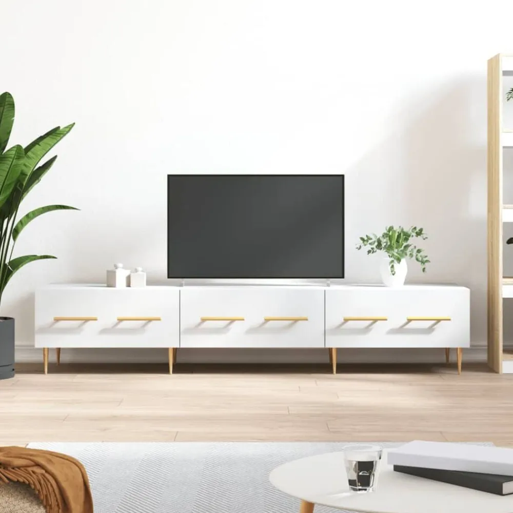 Tv-meubel 150x36x30 cm bewerkt hout>vidaXL Sale