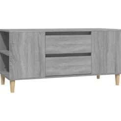 Tv-meubel 102x44,5x50 cm bewerkt hout eikenkleurig>vidaXL New