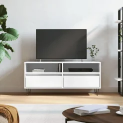 Tv-meubel 100x34,5x44,5 cm bewerkt hout>vidaXL Best