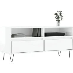 Tv-meubel 100x34,5x44,5 cm bewerkt hout><noscript><img width=