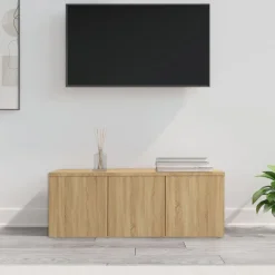 Tv-meubel 80x34x30 cm bewerkt hout kleurig>vidaXL Clearance