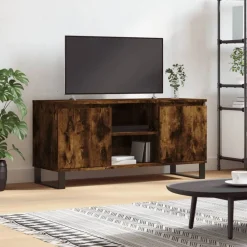 Tv-Meubels*vidaXL Tv-meubel 104x35x50 cm bewerkt hout kleurig Gerookt eiken