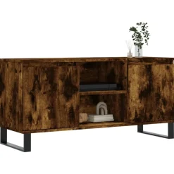 Tv-Meubels*vidaXL Tv-meubel 104x35x50 cm bewerkt hout kleurig Gerookt eiken