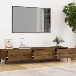 Tv-meubel 150x34,5x30 cm bewerkt hout><noscript><img width=