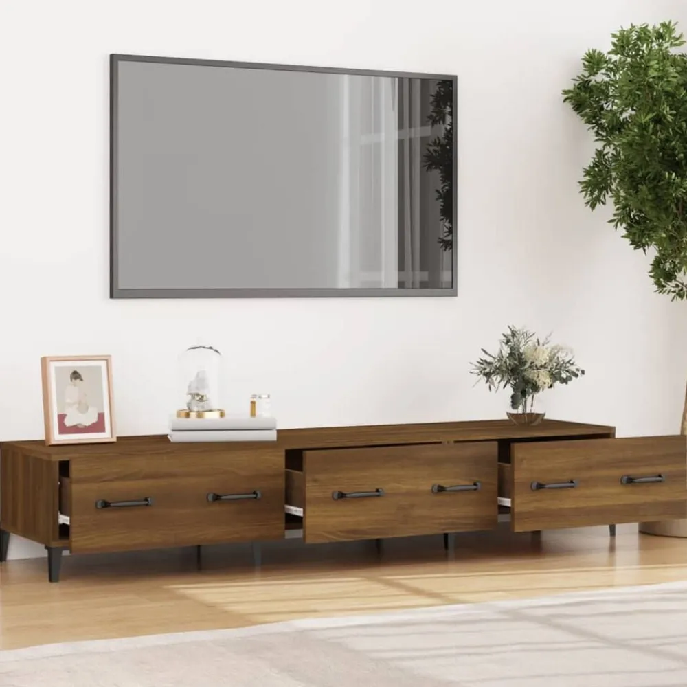 Tv-meubel 150x34,5x30 cm bewerkt hout>vidaXL Best