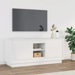 Tv-meubel 102x35x45 cm bewerkt hout>vidaXL Outlet