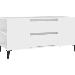 Tv-Meubels*vidaXL Tv-meubel 102x44,5x50 cm bewerkt hout Wit