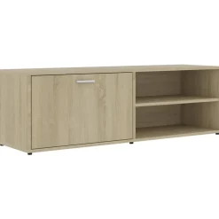 Tv-Meubels*vidaXL Tv-meubel 120x34x37 cm bewerkt hout kleurig Sonoma eiken