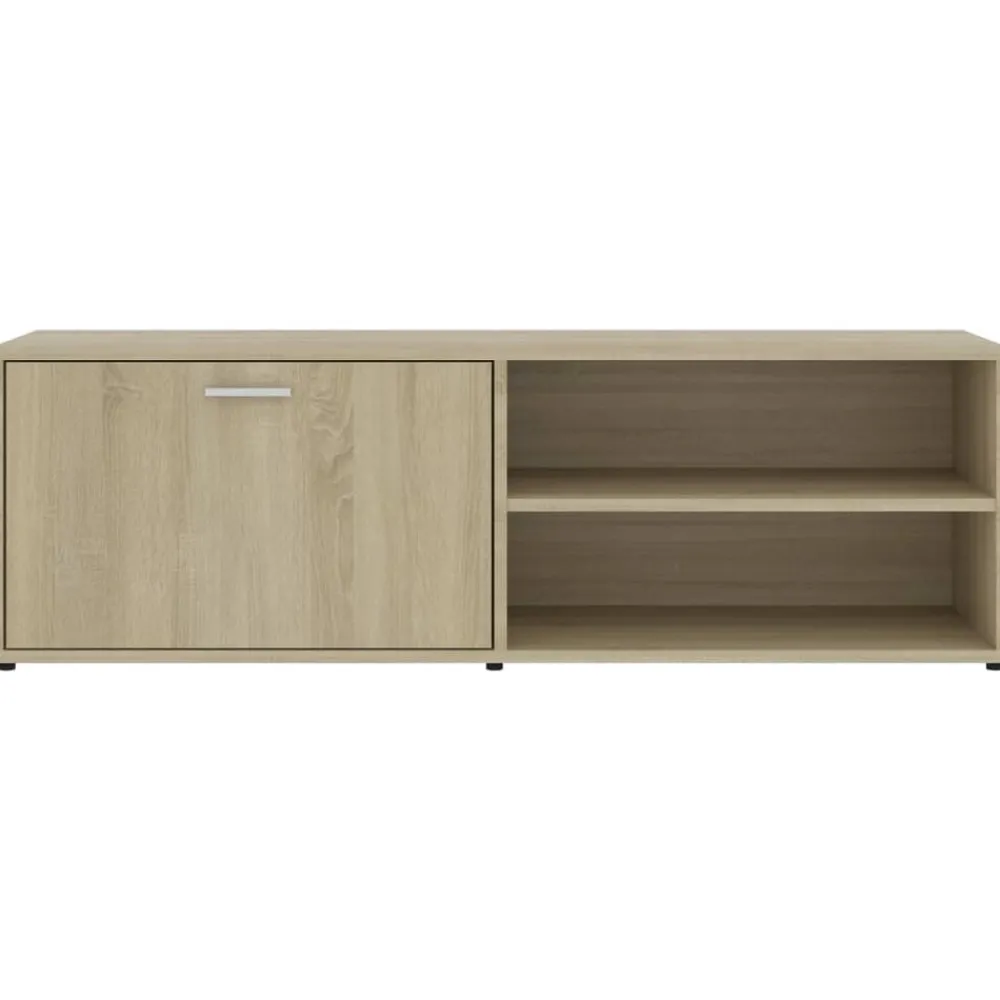 Tv-Meubels*vidaXL Tv-meubel 120x34x37 cm bewerkt hout kleurig Sonoma eiken