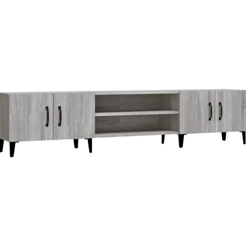 Tv-meubel 180x31,5x40 cm bewerkt hout eikenkleurig>vidaXL Best