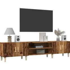 Tv-meubel 180x31,5x40 cm bewerkt hout kleurig><noscript><img width=