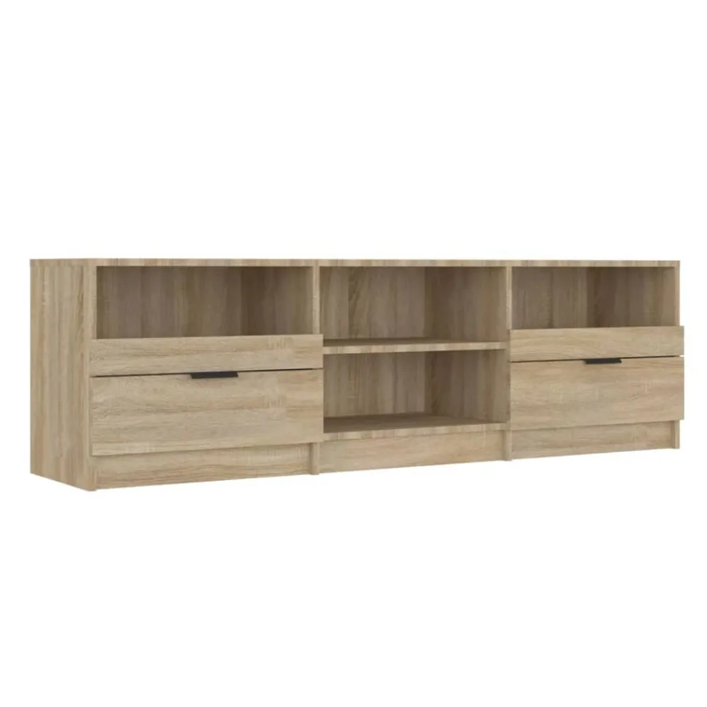 Tv-Meubels*vidaXL Tv-meubel 150x33,5x45 cm bewerkt hout kleurig Sonoma eiken