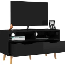 Tv-meubel 90x40x48,5 cm bewerkt hout><noscript><img width=