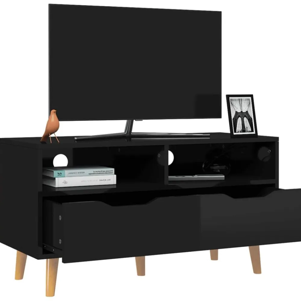 Tv-meubel 90x40x48,5 cm bewerkt hout>vidaXL Sale