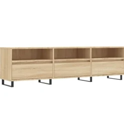 Tv-Meubels*vidaXL Tv-meubel 150x30x44,5 cm bewerkt hout kleurig Sonoma eiken