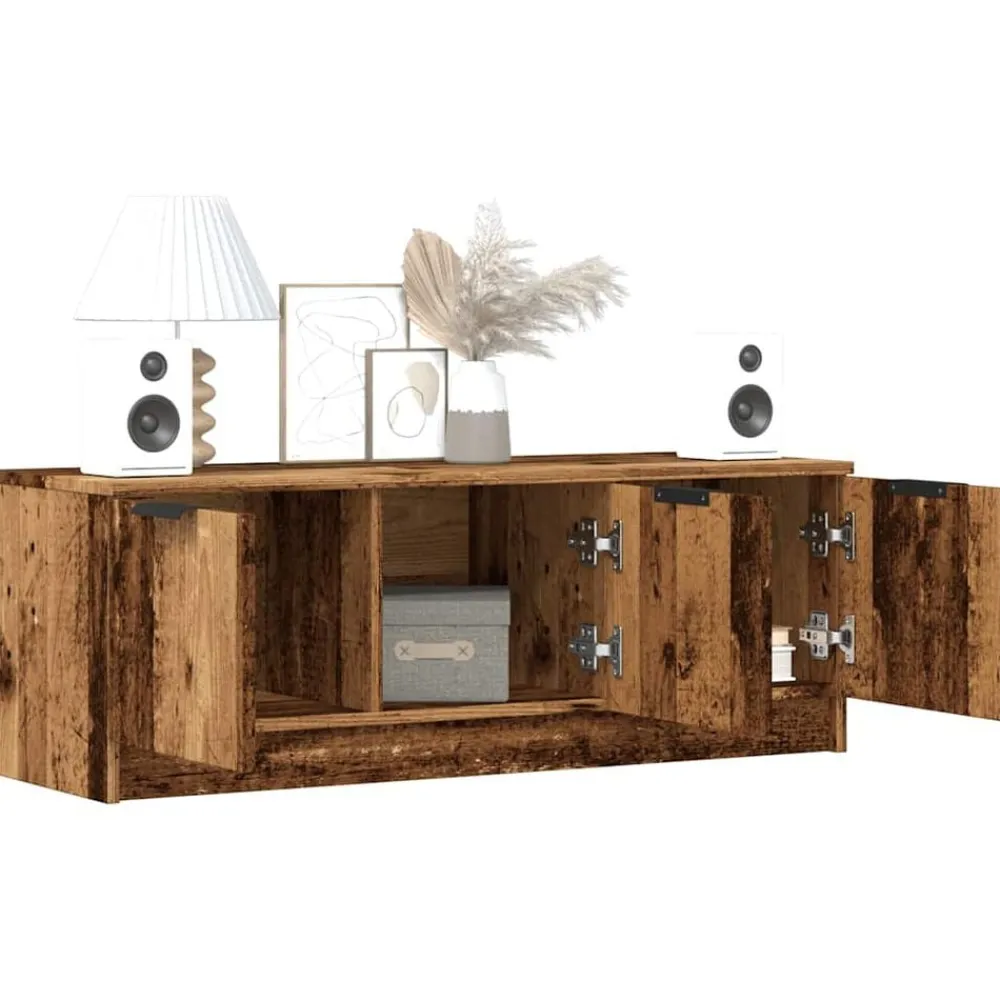 Tv-Meubels*vidaXL Tv-meubel 102x35x36,5 cm bewerkt hout kleurig Oud hout