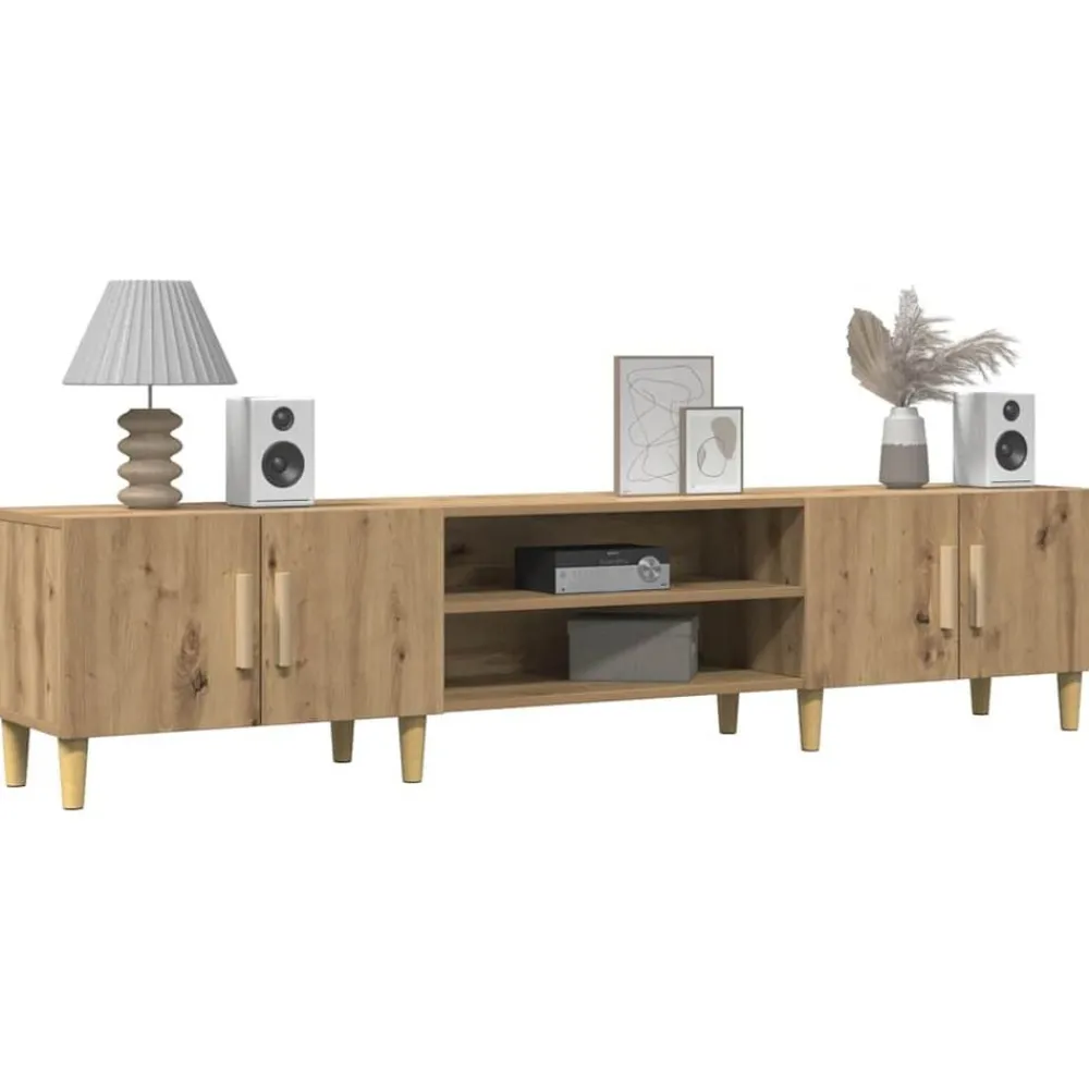 Tv-meubel 180x31,5x40 cm bewerkt hout>vidaXL Hot