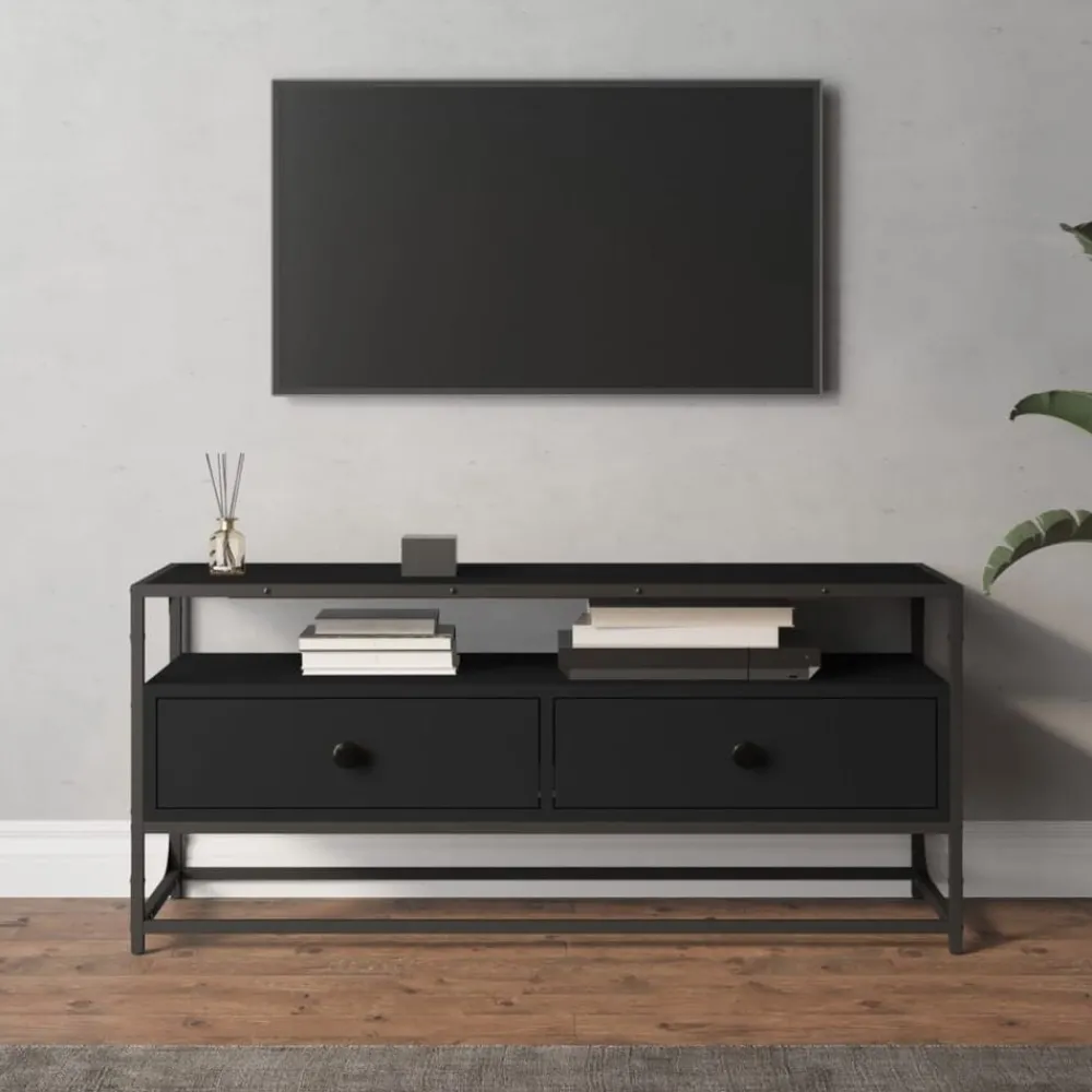 Tv-meubel 100x35x45 cm bewerkt hout>vidaXL