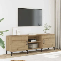 Tv-Meubels*vidaXL Tv-meubel 150x30x50 cm bewerkt hout artisanaal eikenkleurig