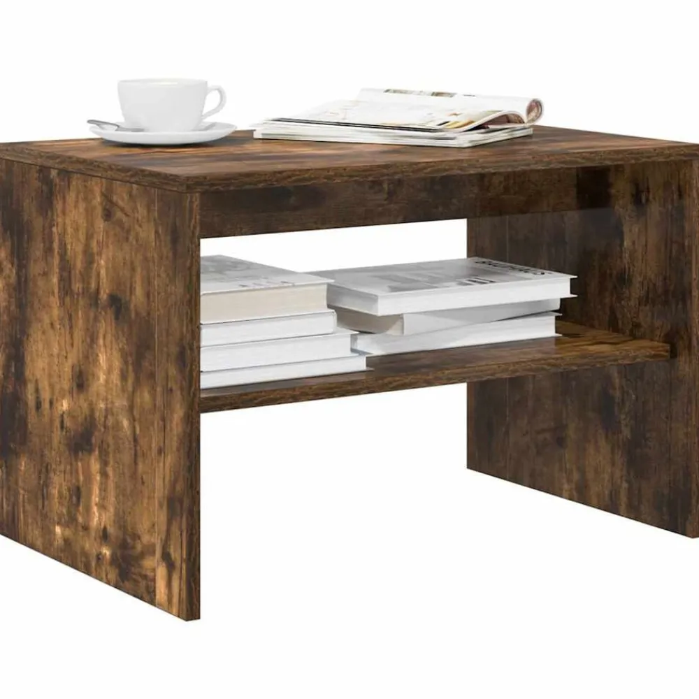 Tv-Meubels*vidaXL Tv-meubel 60x40x40 cm bewerkt hout kleurig Gerookt eiken
