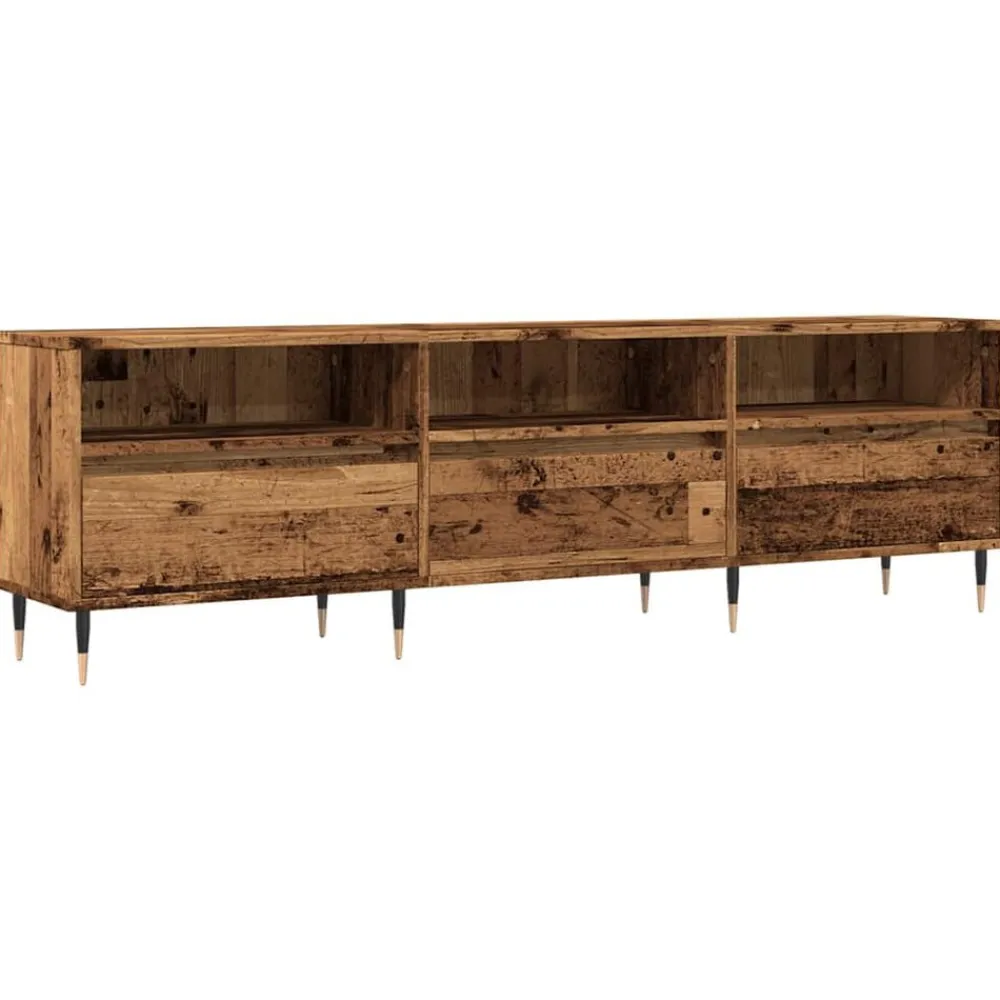 Tv-Meubels*vidaXL Tv-meubel 150x30x44,5 cm bewerkt hout kleurig Oud hout