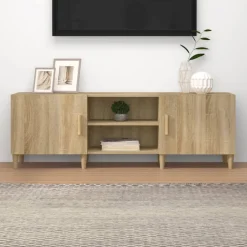 Tv-meubel 150x30x50 cm bewerkt hout kleurig>vidaXL Clearance