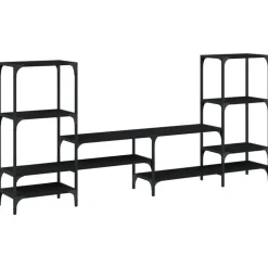 Tv-meubel 206,5x28,5x95 cm bewerkt hout>vidaXL New