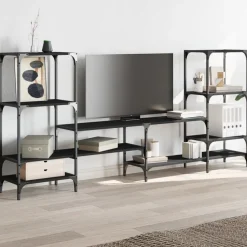 Tv-meubel 206,5x28,5x95 cm bewerkt hout><noscript><img width=