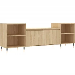 Tv-Meubels*vidaXL Tv-meubel 160x35x55 cm bewerkt hout kleurig Sonoma eiken